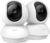 Tapo 2K Pan/Tilt Security Camera for Baby Monitor, Dog Camera w/Motion Detection, 2-Way Audio Siren, Night Vision, Cloud&SD Card Storage, Works w/Alexa & Google Assistant, 2-Pack (Tapo C210P2)