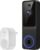 SoraNari Wireless Doorbell Camera,1080P HD, Motion Detection, Two-Way Audio, Live View, Night Vision, Cloud Storage, Battery Powered, 2.4GHz Wi-Fi Only