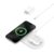 Belkin 2-in-1 Wireless Charging Pad w/ Qi2 15W + Additional USB-C Port – MagSafe-Compatible Charger, Charging Station for iPhone 16 & 15 Series, Samsung Galaxy S25 Series, AirPods, & More – White