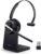 Bluetooth Headset, Wireless Headset with Microphone for PC, V5.2 Computer Headset with Noise Cancelling Mic, USB Dongle, Charging Base & Mute Button for Work, Cell Phones, Computer (Black)