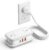 NTONPOWER 20W Travel Power Strip, Travel Essentials Cruise Approved Power Strip Non Surge Protector 4 Outlets 3 USB(1 USB-C) with 4FT Wrapped Extension Cord Flat Plug, Cruise Essentials 2026