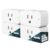 Linkind Matter Smart Plug, Work with Apple Home, Siri, Alexa, Google, SmartThings, Smart Home Smart Outlet Timer 15A/1800W, APP Remote Control & Schedule, ETL & FCC Certified, 2.4G Wi-Fi Only, 4 Pack