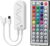 PAUTIX RGB LED Strip Light Wireless Smart Controller, 44-Key Remote and APP Control, Music Sync, Replaced Controller for 12V/24V 4-Pin COB SMD LED Strip Light, DIY and Timer Function