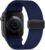 Stretchy Band Compatible with Apple Watch Bands 40mm 38mm 41mm 42mm 44mm 45mm 46mm 49mm Women Men,Strong Magnetic Clasp Elastic Sport Strap for iWatch Series 11 10 9 8 7 6 5 4 3 2 1 Ultra SE/Navy Blue