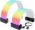 RGB Cables Cover Kit, Flex Power Cable Cover for 24-Pin Motherboard and 8-Pin/16-Pin GPU, ARGB PSU Cable Extension with 5V 3-Pin Sync for PC Case Decoration, Black