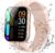 Parsonver Smart Watch, 5ATM Waterproof Swimming Watch, Fitness Activity Tracker with 110+ Sports Modes, Heart Rate/Sleep/SpO2/Calories Monitor, Pedometer, Fitness Watch for Android & iPhone, Rose Gold