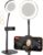 Phone Stand for Recording with Light for Desk – ChatStand Halo 9-13″ Adjustable, Portable Ring Light Tripod, iPhone Stand for Desk & Phone Holder for Video Recording, Filming, Zoom Calls (Night Black)