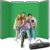 7.87ft x 13.12ft Green Screen Backdrop with Stand,Zyernar Large Green Collapsible Backdrop with Stand foror Photo Studio Video Shooting,YouTube Tutorials and Real-Time Videos, Streaming Games,Stage