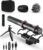 Movo X1 Supercardioid Shotgun Microphone – 3.5mm/XLR/USB-C Camera Mic for DSLR, Smartphones, and Computers – Professional Boom Microphone with Advanced Audio Controls, Tripod, and Accessories