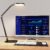 LED Desk Lamp for Home Office, Eye-Caring Diffused Desk Light, 3 Color Temperature 10 Brightness Computer Light, Dimmable Desk Light with Memory & Timer Func, Metal Swing Arm Table Lamp