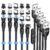 Magnetic Charging Cable 5-Pack (1.6/3.3/3.3/6.6/6.6FT), 540° Rotating Magnetic Phone Charger Cable with LED Light for Micro USB, USB C and i-Product Device