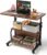 Laptop Desk Adjustable Desk Small Standing Desk Home Office Desks for Small Spaces Portable Desks Table for Bedrooms,Mobile Rolling Computer Work Desks on Wheels