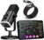 FIFINE Gaming Equipment Bundle, Dynamic XLR/USB Gaming Microphone Set with Streaming Audio Mixer for Podcast Recording Video Vocal, RGB Gamer Set with Volume Fader/XLR Interface for PC-AmpliGame KS5