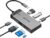 SmartQ H352 7-in-1 USB C Hub with 4K HDMI, 100W PD, USB-C Data Port, 2 USB-A 5Gbps, SD Card Reader & MicroSD Slot, Compatible with MacBook Air/Pro, XPS, Laptops, Tablets, Desktops