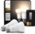 Philips Hue Smart LED A19 Bulb, Warm White Light 2700K, E26 Base, 10.5W, 1100 Lumens, Dimmable, Works with Alexa, Google Assistant, and Apple Home, 2 Pack