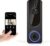 Gazing 1080P Wireless Wi-Fi Doorbell Camera for Home Safety, Night Vision, 2-Way Audio, Cloud Storage, AI Human and Motion Detection, Live View, Battery Powered, Indoor Outdoor Surveillance