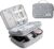 mygreen Electronics Organizer, Electronic Accessories Double Layer Travel Cable Organizer Cord Storage Bag for Cables, Power Bank, USB Flash Drive and More Gray