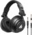 MAONO MH601 Professional Studio Monitor Headphones, Wired Closed Back Over Ear DJ Headset with 50mm Drivers and 1/4 inch to 3.5mm Jack for Guitar Amp Recording Mixing Piano Music Podcast Streaming