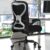 Office Desk Chair with Ergonomic Lumbar Support, Extra-Thick Seat Cushion, Flip-up Arms, Breathable Mesh Back, Computer Task Chair for Home Office