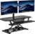 VERSADESK® PowerPro™ 40” x 24” Standing Desk Converter | 40 inch Electric Height Adjustable Sit to Stand Desk Riser w/ Keyboard Tray & USB Hub – Ergonomic Workstation for Home & Office, Black