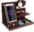 Gifts for Men Bedside Organiser Wood Phone Docking Station Dad Birthday Gifts for Him Nightstand Key Wallet Watch Stand Mens Gifts for Xmas Presents for Dad Husband Boyfriend Anniversary & Christmas