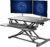 VIVO 32 inch Desk Converter, K Series, Height Adjustable Sit to Stand Riser, Dual Monitor and Laptop Workstation with Wide Keyboard Tray, Black, DESK-V000K