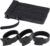 120PCS 6 Inch Reusable Cable Ties Wire Ties Cord Organizer Cable Organizer Adjustable Management Black
