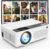 TMY 1080P Full HD Portable Mini Projector, Upgraded Bluetooth Movie Projector with Screen, Compatible with TV Stick Smartphone/HDMI/USB, Indoor & Outdoor Use