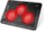 Havit HV-F2056 15.6-17 Inch Laptop Cooler Cooling Pad – Slim Portable USB Powered (3 Fans) (Black+Red)