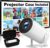 Mini Projector, Native 1080P Portable Projector with Carrying Case, 4K Support, 270°Rotatable Outdoor Movie Proyector, Home Theater Projector Compatible with Phone/TV Stick/Laptop/PS4/HDMI/USB