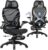 ELABEST X100 Ergonomic Mesh Office Chair with Footrest, Big and Tall Hone Desk Chair with 5D Flip-Up Arms, Adjustable 3D Lumbar Support,Gaming & Executive Computer Chairs